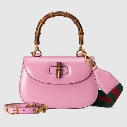 GUCCI BAMBOO 1947 SMALL TOP HANDLE BAG